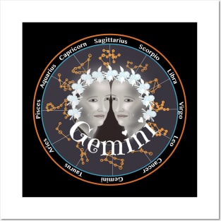 New Gemini Zodiac sign Posters and Art